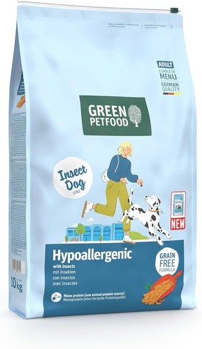 Green petfood insectdog - green,