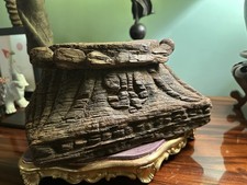 Capitello Indiano In Legno