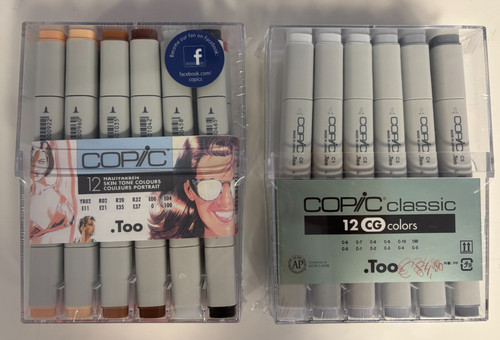 Copic classic set toni - classic, 12