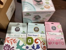 Taglierina design senza fili Making Memories Slice Elite rosa + software nuova con scatola