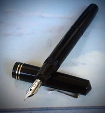 Wahl Eversharp Bantam Miniature 9,7 cm Fine Steel Gold Nib Bulb-Filler