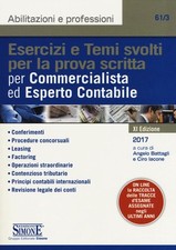 Esercizi E Temi Svolti Per La Prova Scritta Per Commercialista Ed Esperto Cont