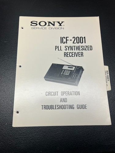 Sony icf 2001 - icf-2001, pll