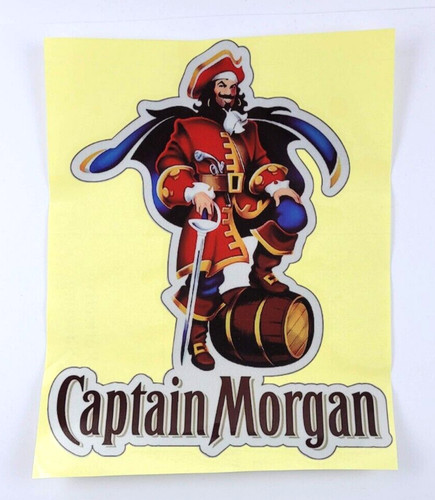 Adesivo vinile captain morgan - adesivo,