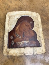 ICONA RUSSA MADONNA DI KORSUN fine Settecento