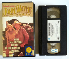 Vhs Quel Maledetto Colpo AL Rio Grande Express John Wayne Videocassetta (V00)