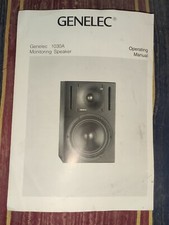 GENELEC 1030 opérating manual
