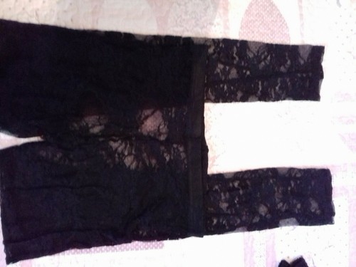 Leggins pizzo fruscio - in, calze