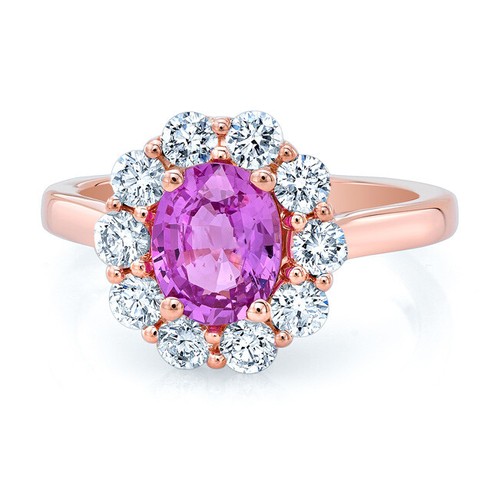 Anello solitario oro rosa - solitario,