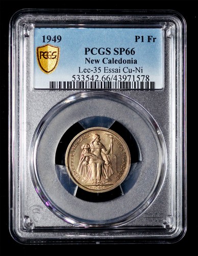Pcgs sp66 1949 nuova caledonia - pcgs,