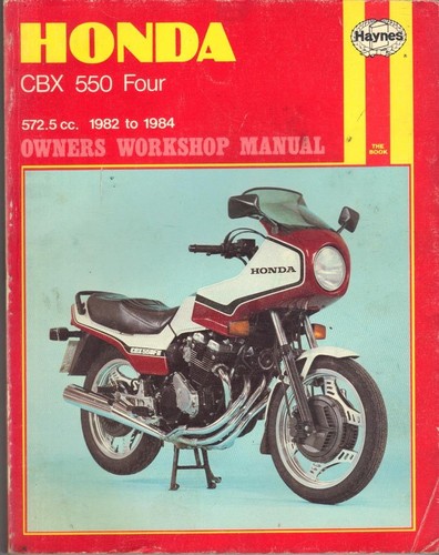 Manuale officina honda cbx550 - honda,