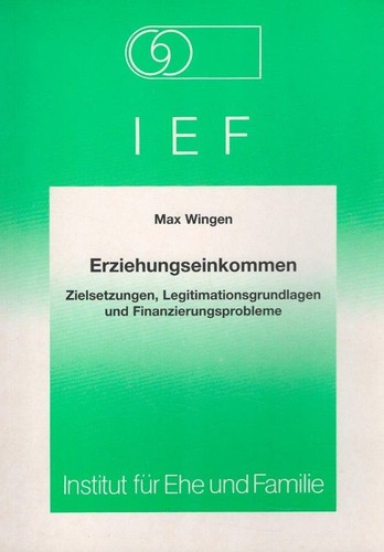 Erziehungseinkommen - ,
