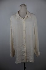 MARINA RINALDI CAMICIA DONNA TG. 25 WOMAN SHIRT CASUAL VINTAGE SETA SILK SOIE