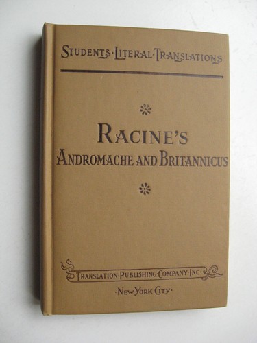 Racine andromache - racine's,