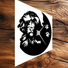 Orologio da parete su disco in vinile Amante degli animali CANI CANE maltese