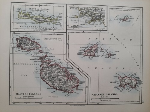 1902 map isole maltese canale - 1902,