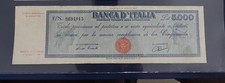 Banconote Italiane Lire 5000 Titolo Provvisorio 5000