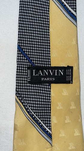Cravatta lanvin 100 seta - lanvin, 100%