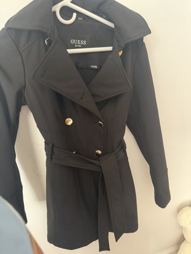 Guess trench donna nero con - guess,