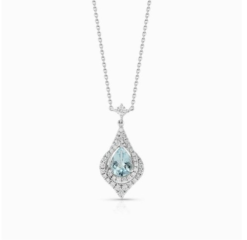 Collana goccia diamante - collana, a