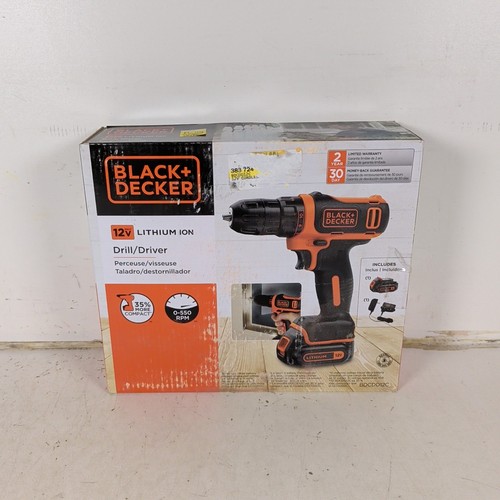 Black decker bdcdd12c 12v max - 12v, max*