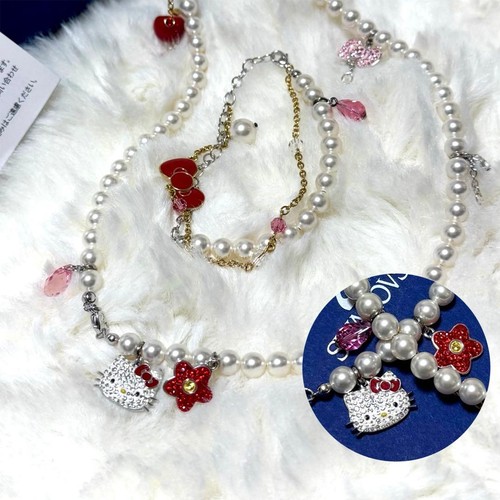Collana lunga swarovski hello - lunga,