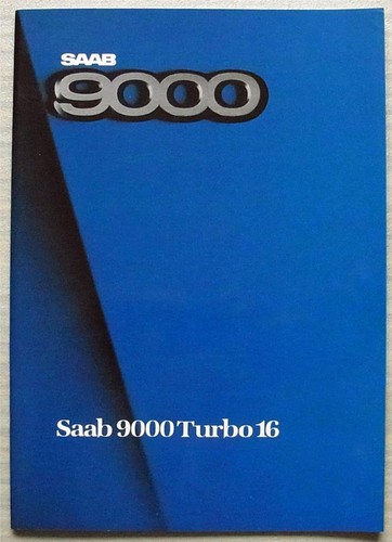 Brochure vendita auto saab - brochure,