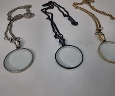 Collana con lente di