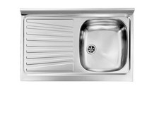 lavello cucina 1 vasca inox