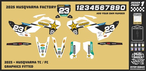 Kit grafica husqvarna - grafica, rockstar