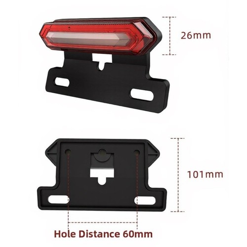 Fanale posteriore bici