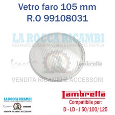 Vetro Faro Lambretta D - LD -