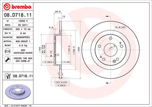 Set freni disco brembo - freni,
