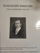 Autografo guglielmo marconi - autografo,