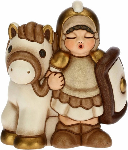 Statuina presepe soldato - soldato, con