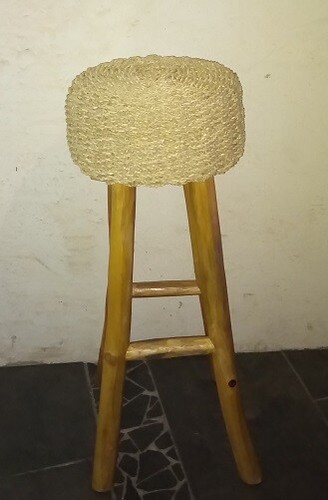 Sgabello bar rattanhocker - da,