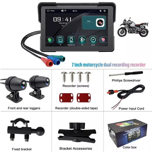 Navigazione gps moto - navigazione, 7"