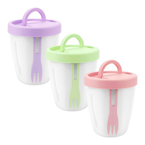 3pz contenitore tazza frutta - 3pz,