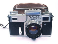 Kiev-4 fotocamera pellicola 35 mm telemetro con obiettivo Jupiter-8M 50 mm vintage