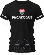 T-SHIRT DUCATI CORSE TRICOLORE maglietta motogp meccanica bologna personalizzata