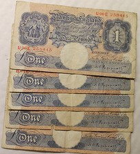 Banconote inglesi una - banconote,