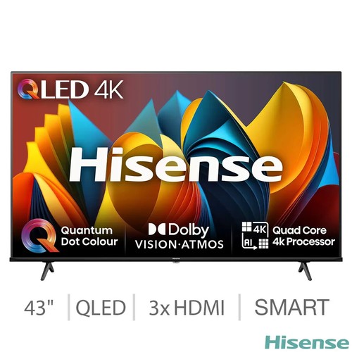 Hisense 43e7nqtuk smart - hisense, tv