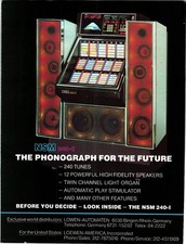 Pubblicità Jukebox Vintage