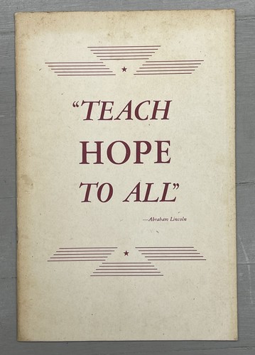 Teach hope all - all, 1947