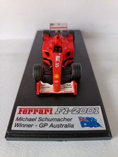 BBR GASOLINE QUATTRORUOTINE FERRARI F2001 GP AUSTRALIA SCHUMACHER 2001 RARE 1/43