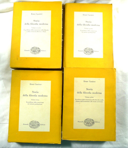 Ernst cassirer storia della - cassirer,