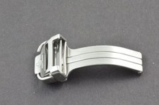 Baume & Mercier Bracciale In Pelle Con Chiusura A Fibbia In Acciaio 14M Vintage