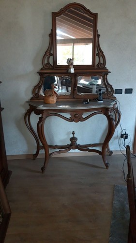 Consolle noce epoca 800 - consolle, in