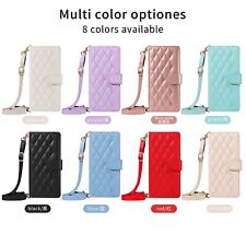 Custodia portafoglio a tracolla per Huawei P20 Lite P30 P40 P50 P60 P70 Pro Honor 20 50 90