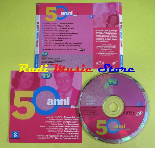 Anni canzoni italiane - cd, 50
